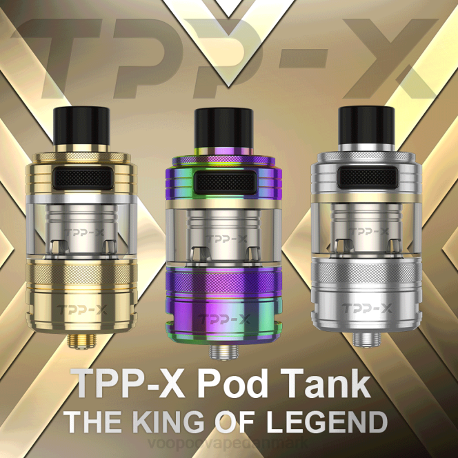 VOOPOO TPP X pod tank regnbue 604R514 | VOOPOO Vape Pod Danmark