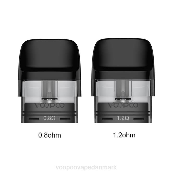 VOOPOO DRAG NANO 2 pod patron (3 stk) pod (0,8 ohm) 604R505 | VOOPOO Vape Gene Danmark