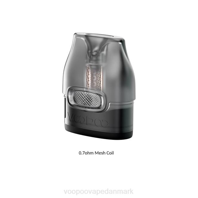VOOPOO V.THRU PRO patron (2 stk) 0,7 ohm mesh spole 604R504 | VOOPOO Vape Pod Danmark