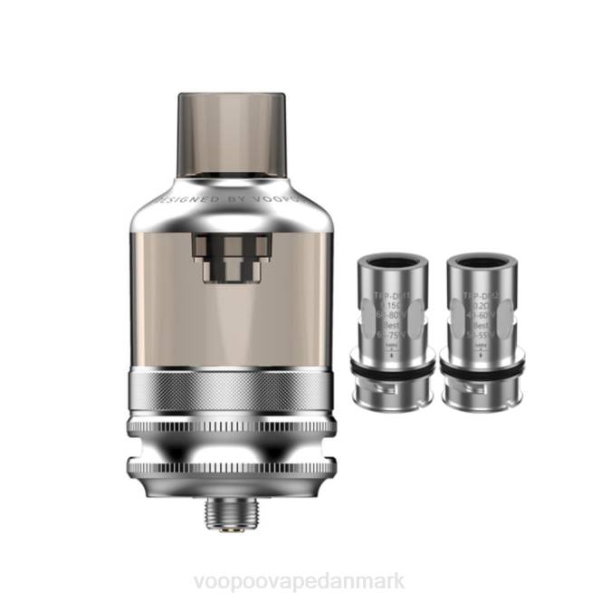 VOOPOO TPP pod tank sølv 604R562 | VOOPOO Vape Danmark