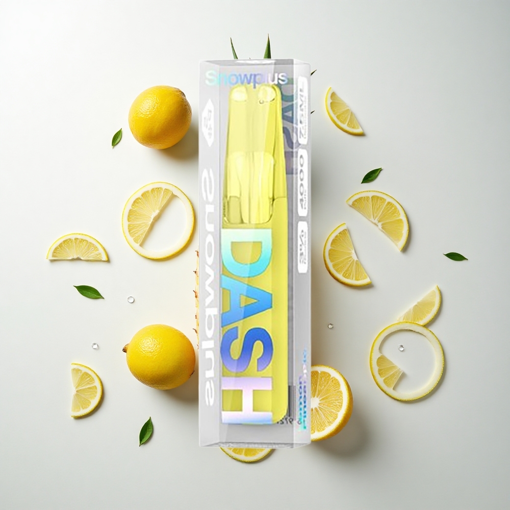 Snowplus Dash 4000 Puffs Engangsenhed Citron Ananas med 7,5 ml e-væske
