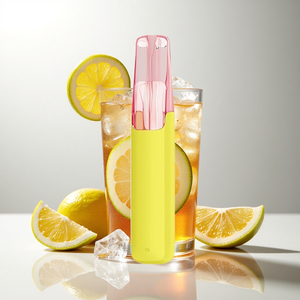 Snowplus Dash 4000 Puffs Engangsenhed Citron Is Te med 7,5 ml e-væske og 530 mAh batteri