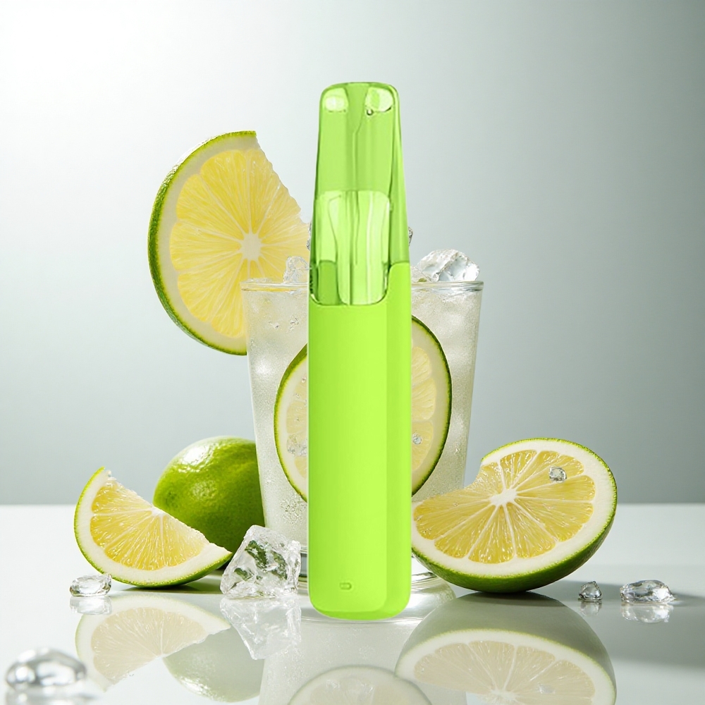 Snowplus Dash 4000 Puffs Engangsenhed Citron Lime Is med Ceramic Atomizer og 7,5 ml E-væske
