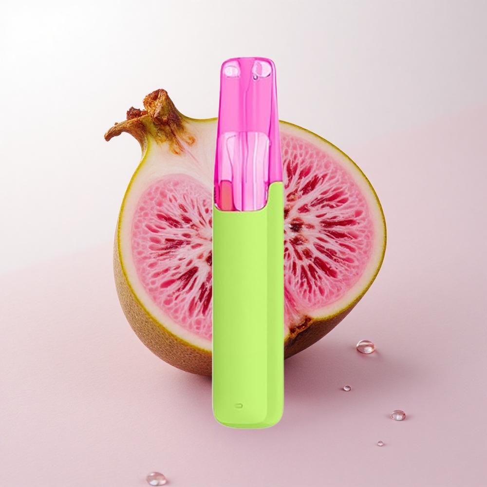 Snowplus Dash 4000 Puffs Pink Guava (Rød Guava) med 7,5 ml e-væske og keramikatomizer