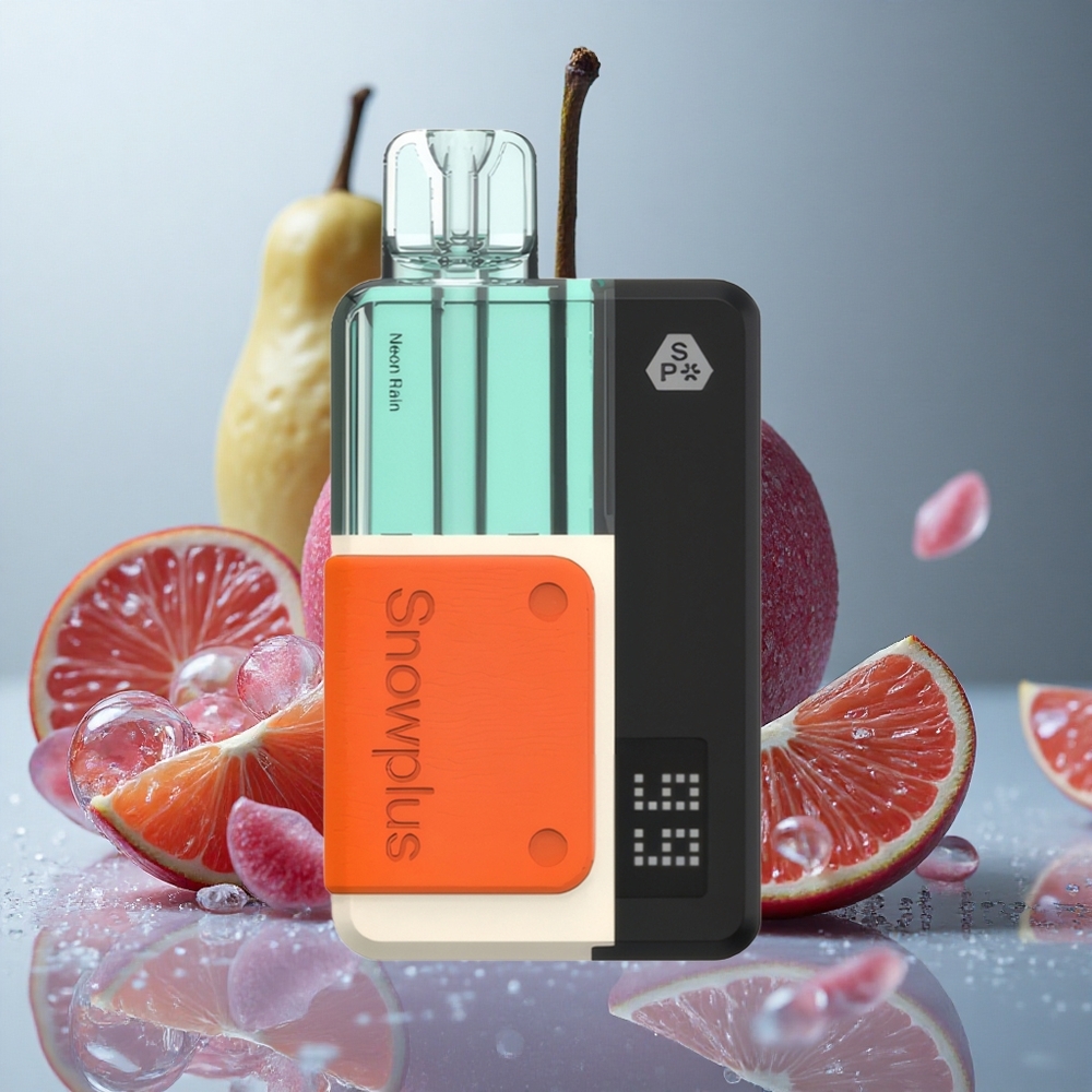 Snowplus Swift Pod Kit 15000 Neon Regn med 1000 mAh batteri og 2+10 ml e-væske