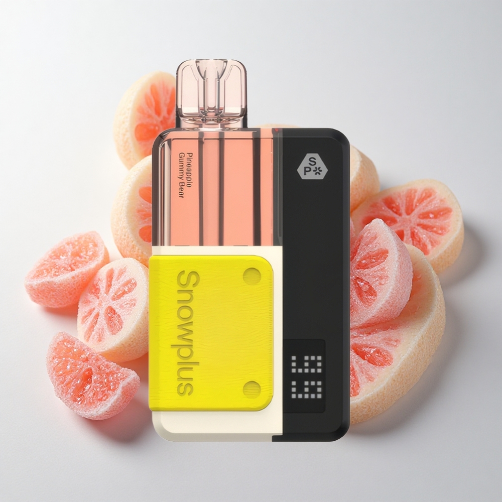 Snowplus Swift Pod Kit 15000 Puffs Ananas Gummibjørn med 1000 mAh batteri og 2+10 ml e-væske