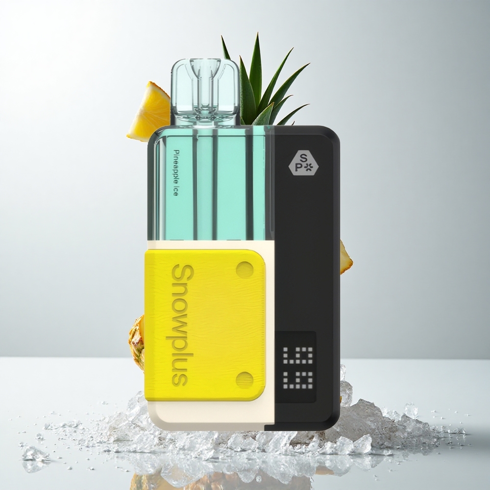 Snowplus Swift Pod Kit 15000 Puffs Ananas Is med 1000 mAh batteri og 2+10 ml e-væske