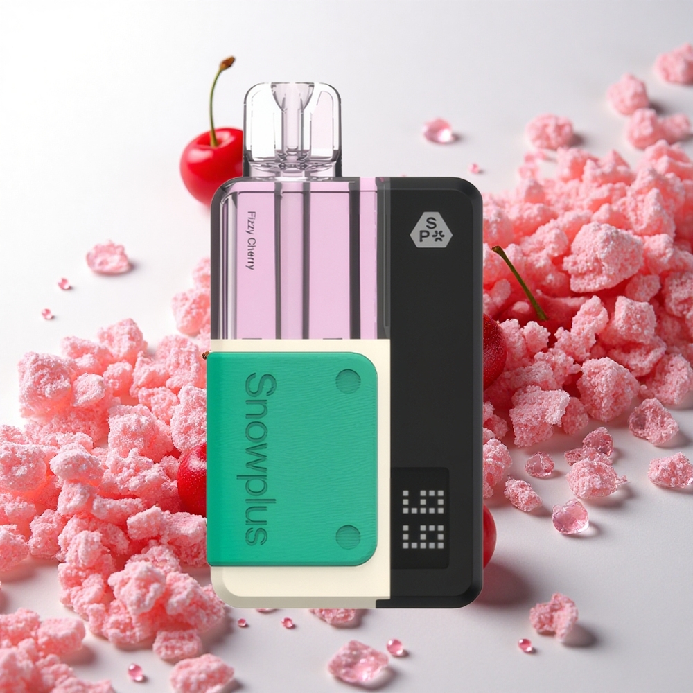 Snowplus Swift Pod Kit 15000 Puffs Frisk Kirsebær med 1000 mAh batteri og 2+10 ml e-væske
