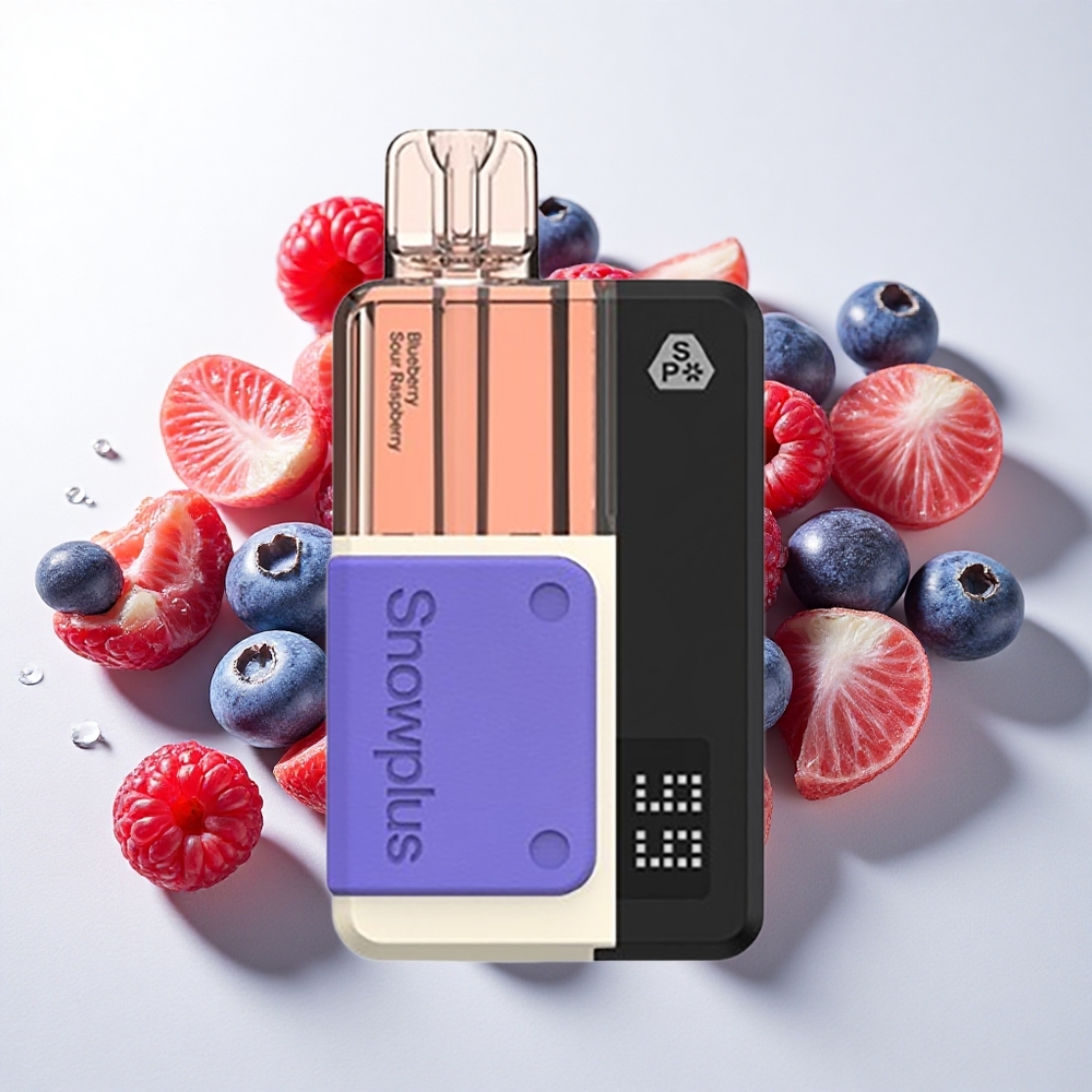 Snowplus Swift 5000 Puffs Blåbær Sur Hindbær Dual Mesh 1000 mAh