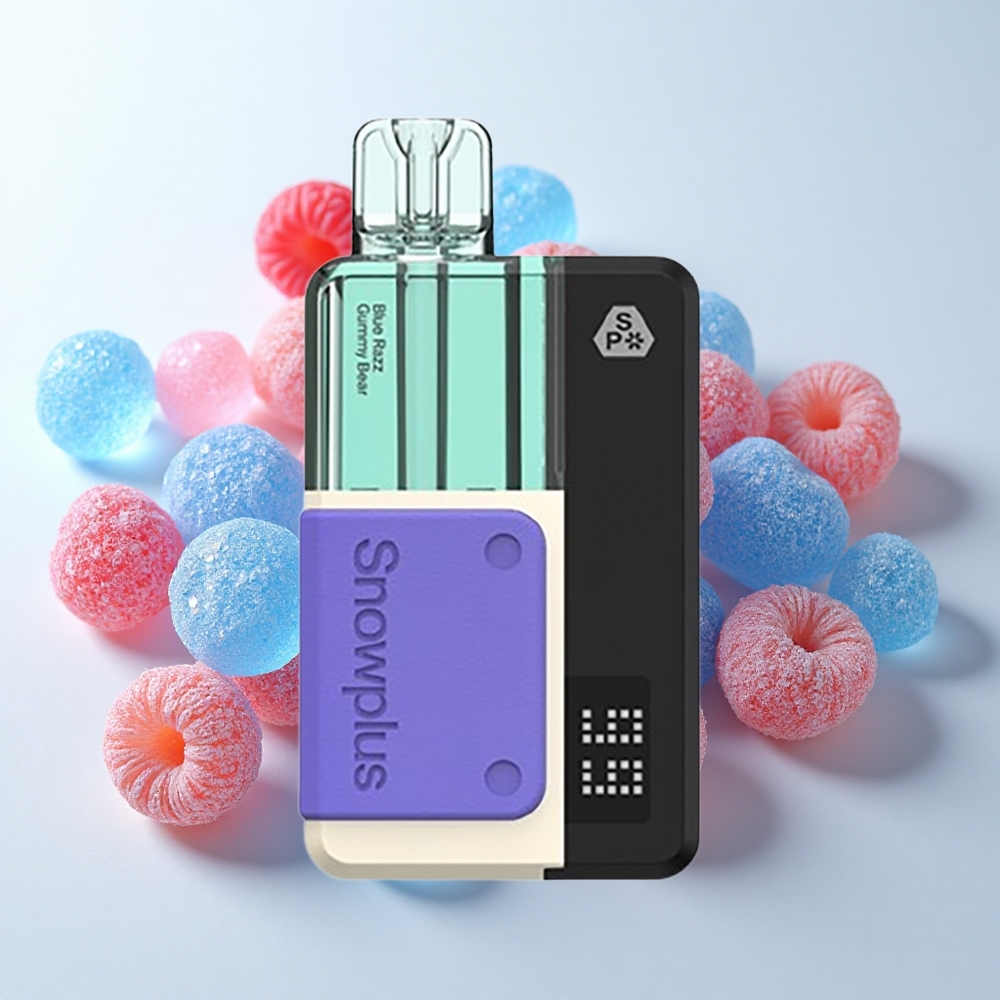 Snowplus Swift 5000 Puffs Dual Mesh Blå Hindbær Gummibjørn
