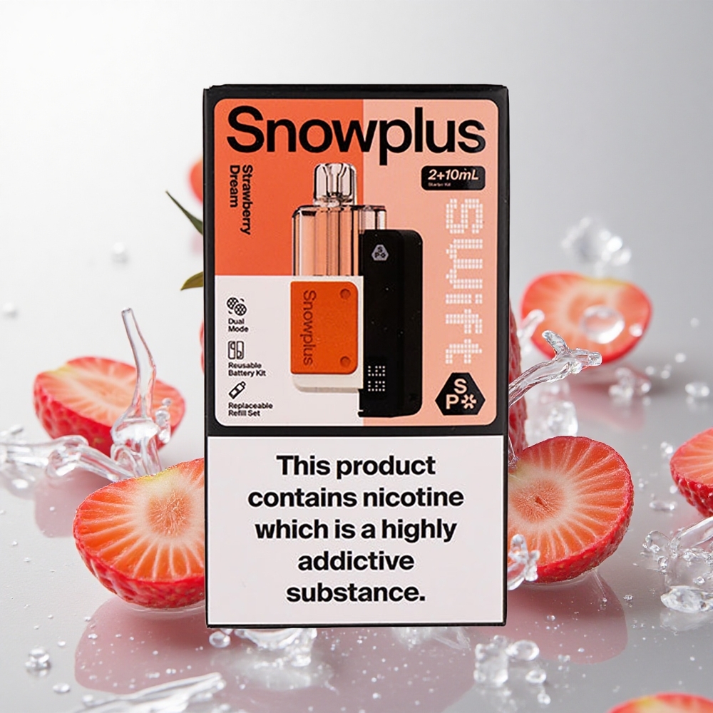 Snowplus Swift 5000 Puffs Jordbærdrøm Dual Mesh 1000 mAh