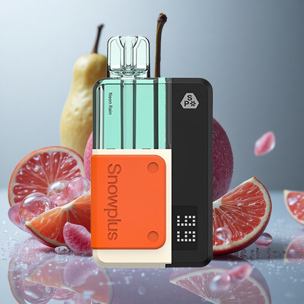 Snowplus Swift 5000 Puffs Neon Regn Prefilled Pod Kit med 1000 mAh batteri og 2+10 ml e-væske