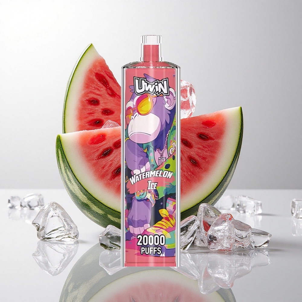 Uwin Shisha Hookah Crystal 20000 Puffs Vandmelon Is Nikotin: 0% 2% 3% 5% Kapacitet: 22ml