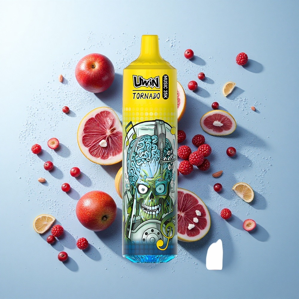 Uwin Tornado 35K Music Engangs Vape 600mAh Mr Blå