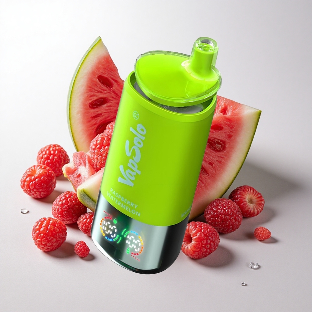 VapSolo Triple 30000 Puffs Hindbær Vandmelon med 40ml E-væske og Type-C opladning