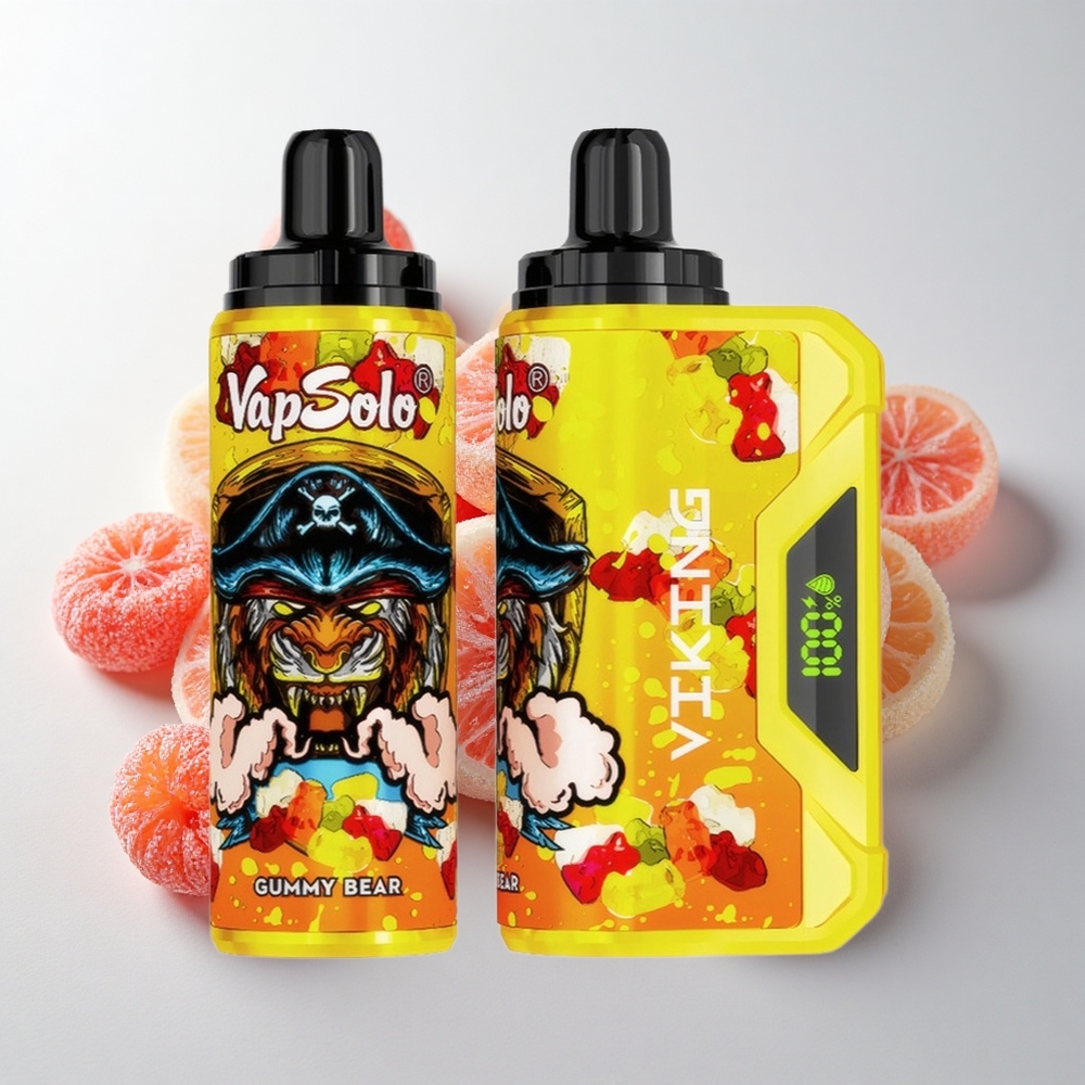 VapSolo VIKING 12000 Puffs Engangs Vape Gummibjørn med 22 ml E-væske