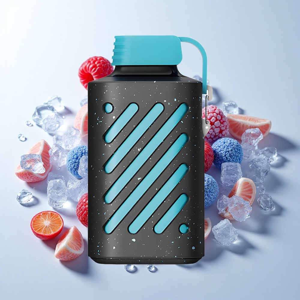 VOZOL GEAR 10000 Blå Hindbær Is med 10000 Pust og 30 Smagsvarianter