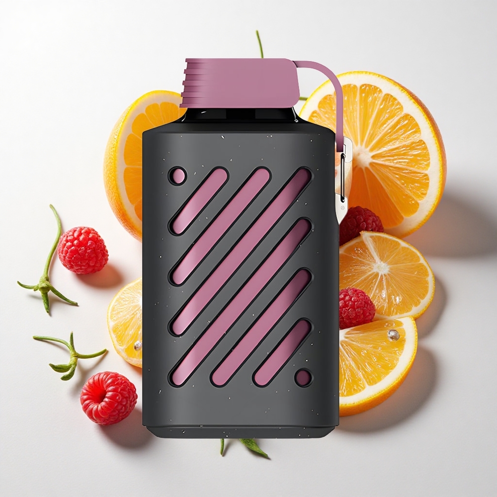 VOZOL GEAR 10000 Engangs Vape 10000 Pust Jordbær Hindbær Appelsin med Mundstykke Beskyttelse