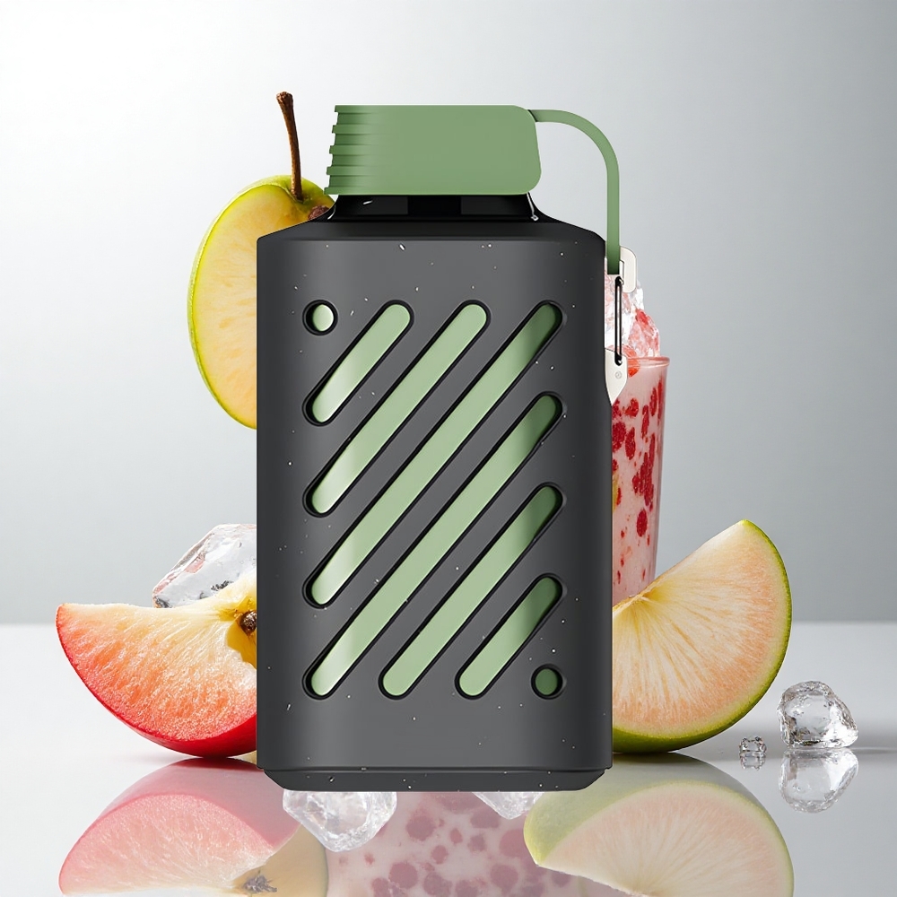 VOZOL GEAR 10000 Engangs Vape Sour Apple Is (Sur Æble Is) med 10000 Pust og 30 Smag