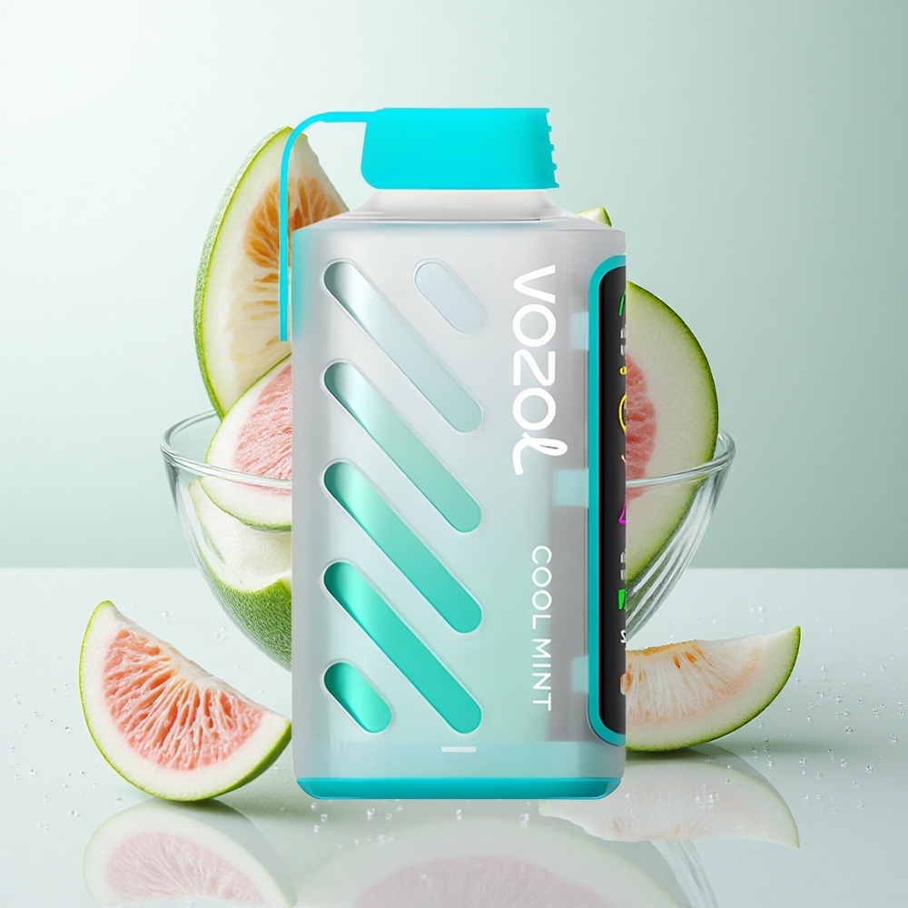 VOZOL Gear Power 20000 Puffs Cool Mynte med Full Screen Display og 20mL E-Væske