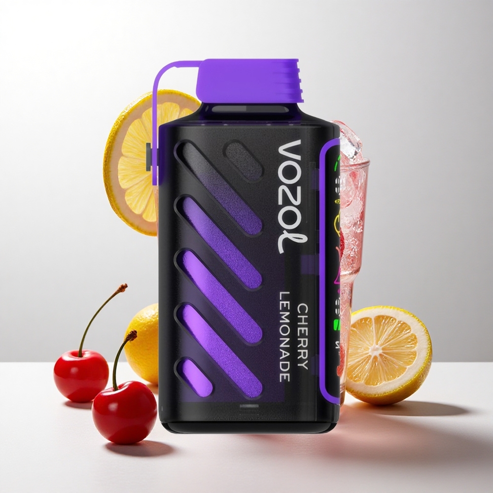VOZOL Gear Power 20000 Puffs Kirsebær Lemonade med 20mL Forfyldt E-Væske og S.i.L.C. Tech