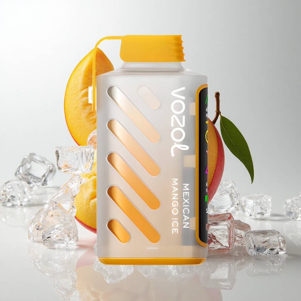 VOZOL Gear Power 20000 Puffs Mexicansk Mango Is med 20mL E-Væske og Dual Mesh Coil