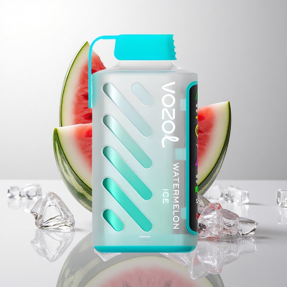VOZOL Gear Power 20000 Puffs Vandmelon Is med S.i.L.C. Tech og 20mL Forfyldt E-Væske