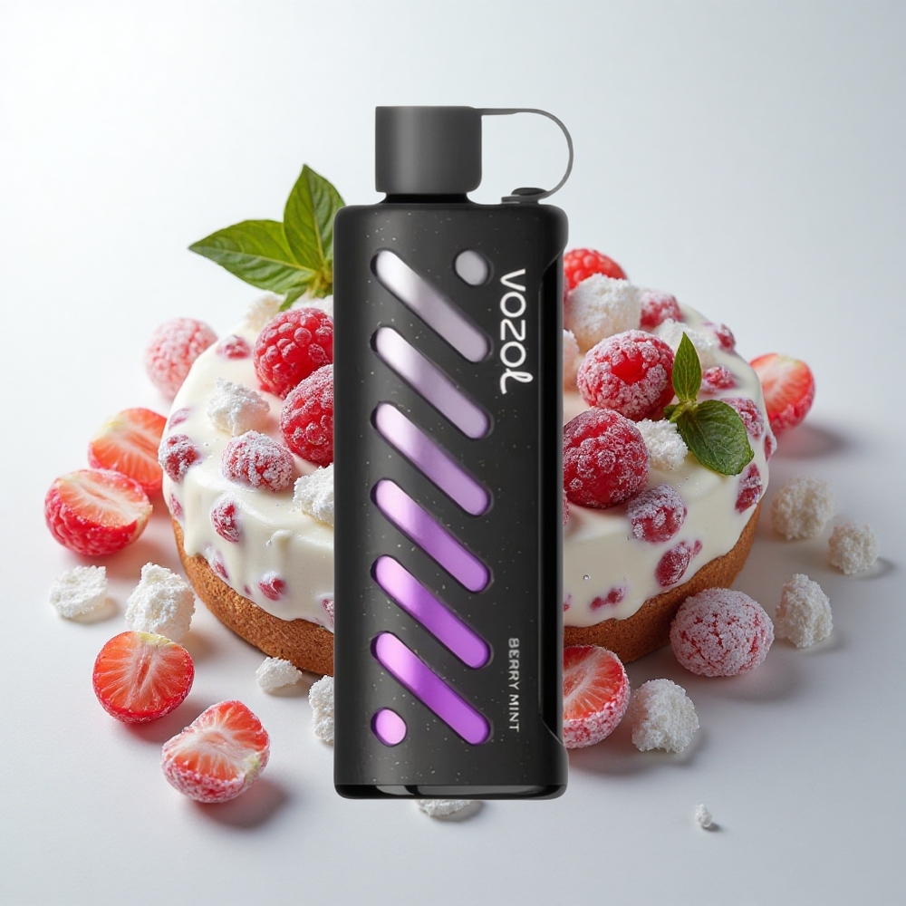 VOZOL Gear Shisha 25000 Puffs Bær Mynte med 1000mAh Batteri og 5mg/ml Nikotin