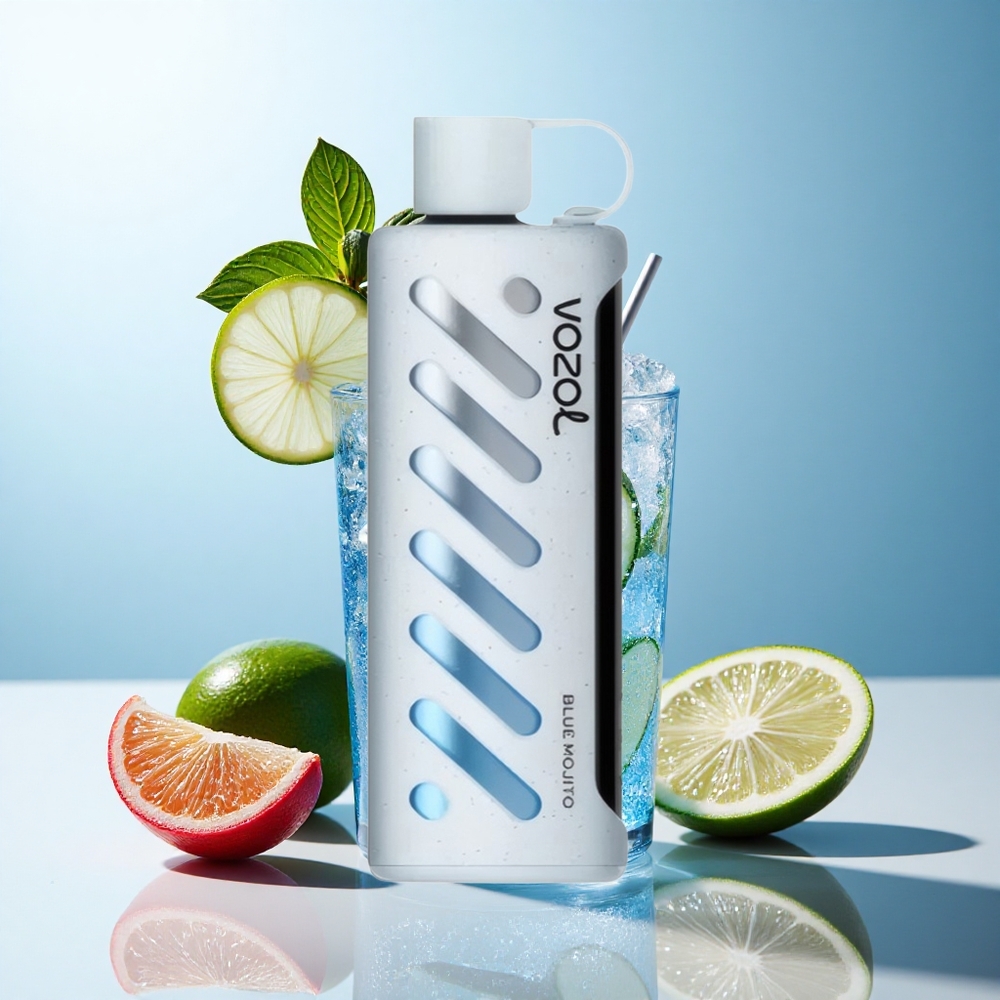 VOZOL Gear Shisha 25000 Puffs Blå Mojito med 1000mAh Batteri