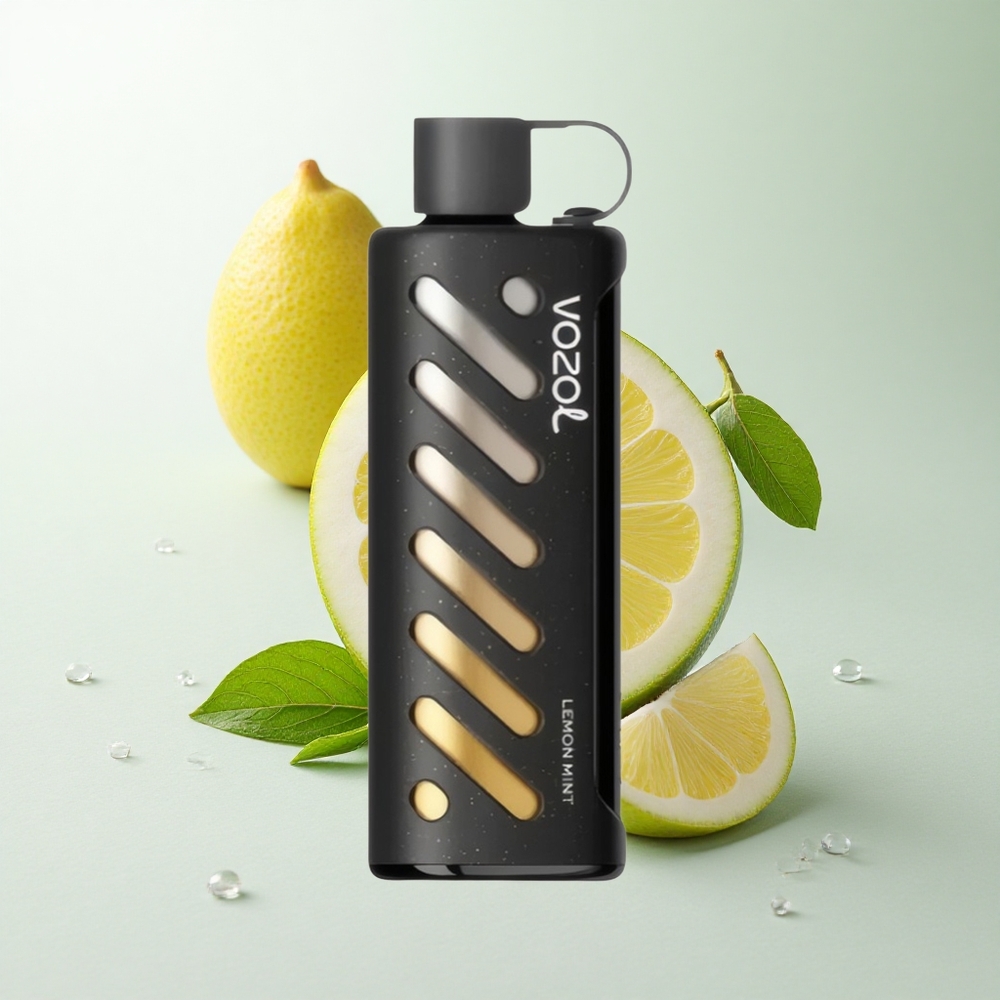 VOZOL Gear Shisha 25000 Puffs Citron Mynte med 1000mAh Batteri og 5mg/ml Nikotin