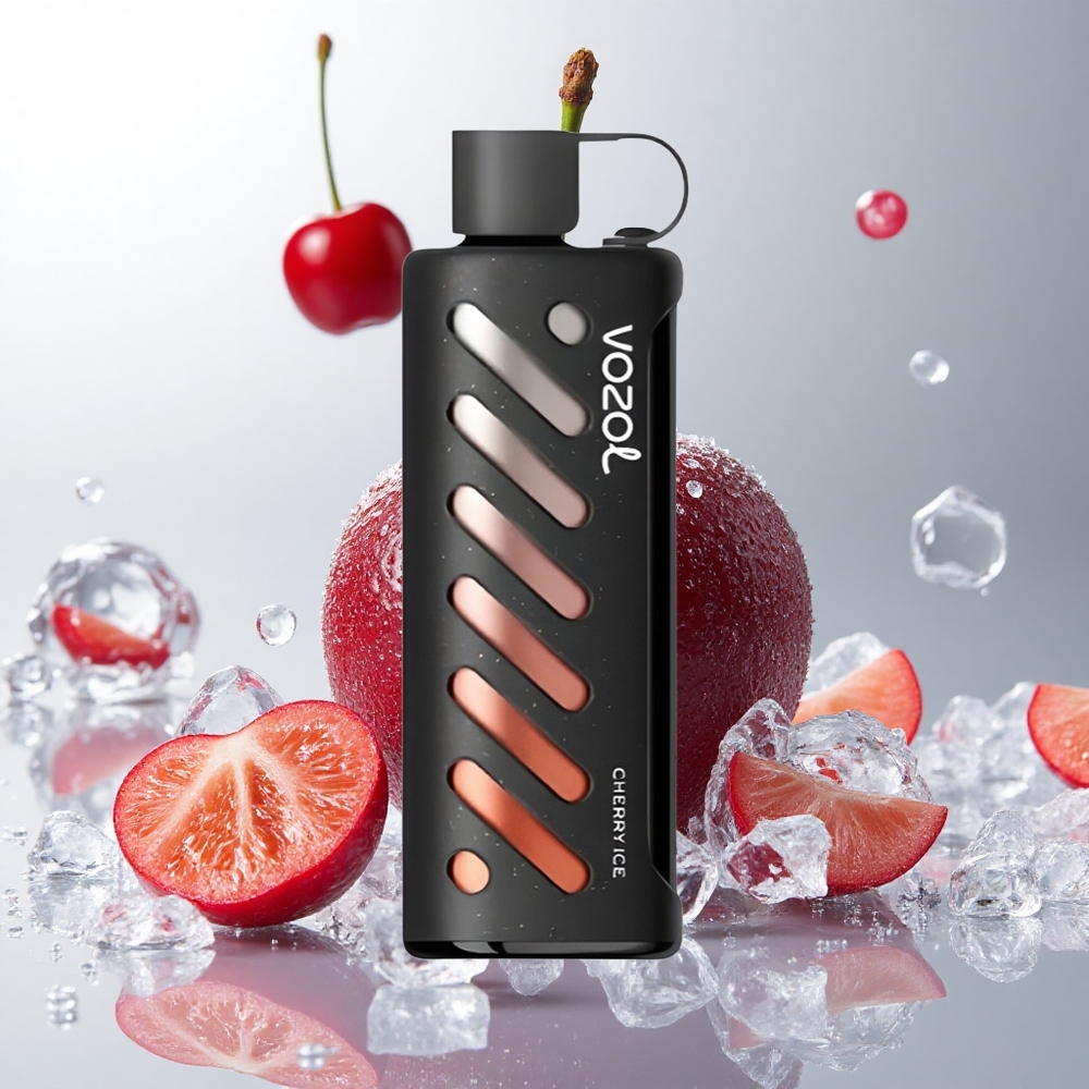 VOZOL Gear Shisha 25000 Puffs Kirsebær Is med 30 Lækre Smage og 1000mAh Batteri