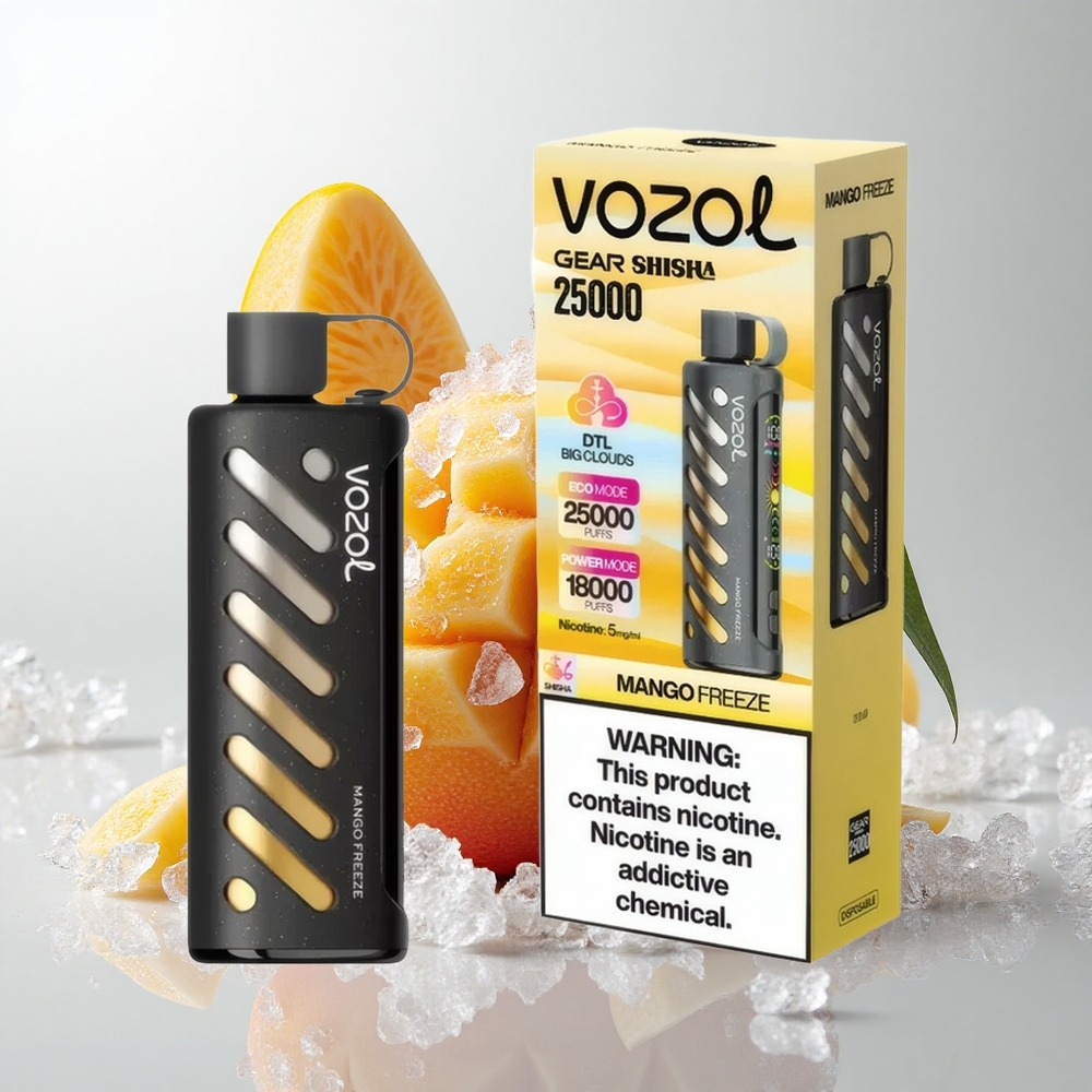 VOZOL Gear Shisha 25000 Puffs Mango Frost (30 Lækre Smage)