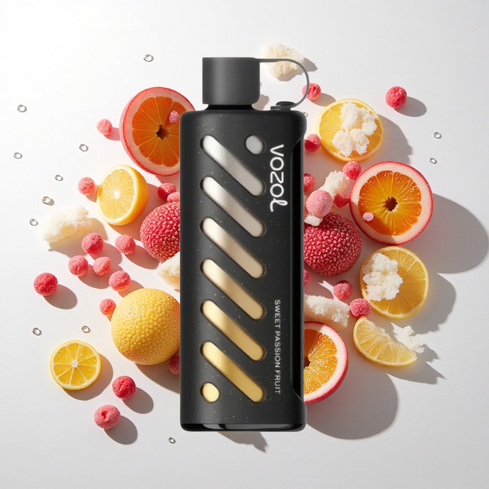VOZOL Gear Shisha 25000 Puffs Sød Passionsfrugt med 30 Lækre Smage og 1000mAh Batteri