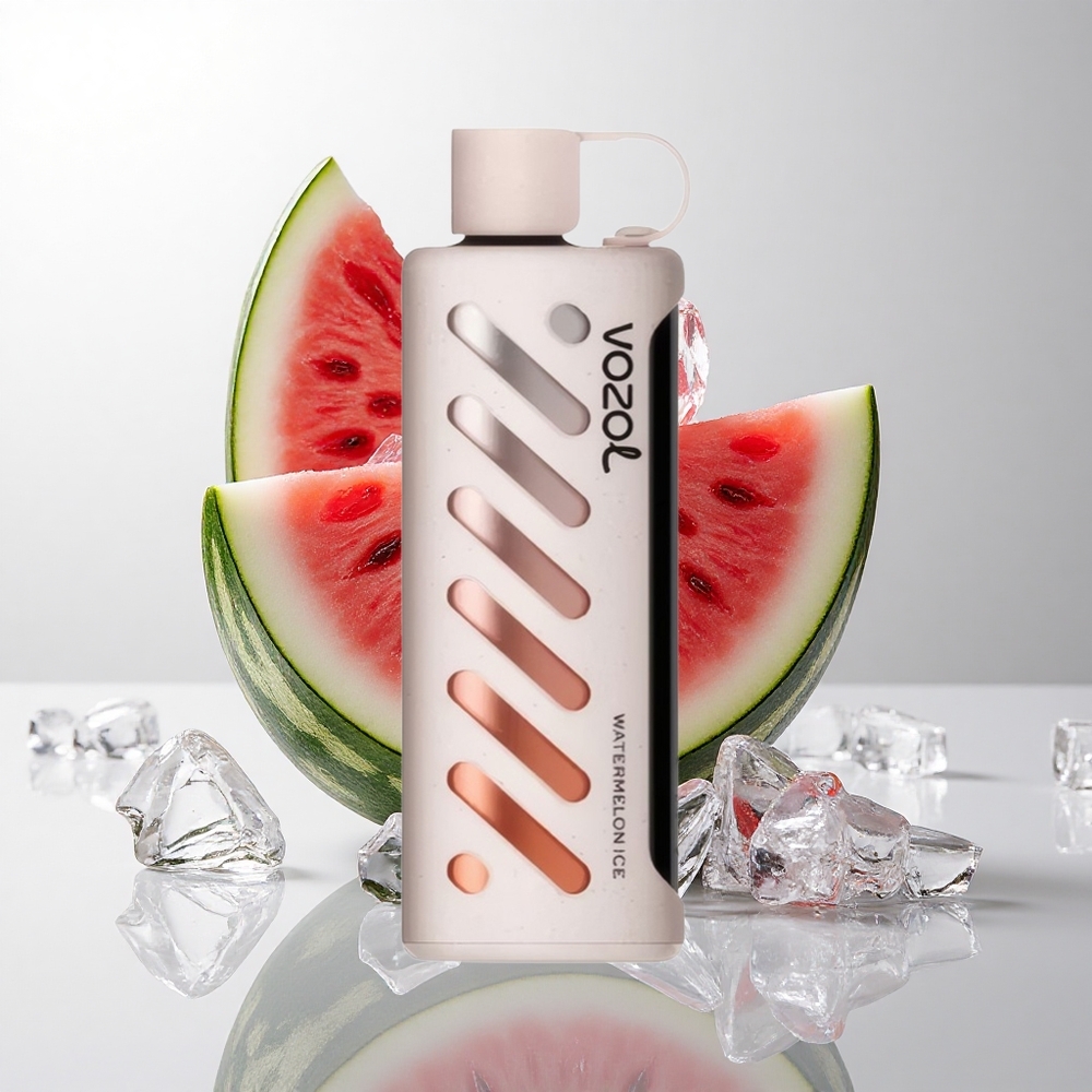 VOZOL Gear Shisha 25000 Puffs Vandmelon Is med 30 Lækre Smage og S.i.L.C Tech