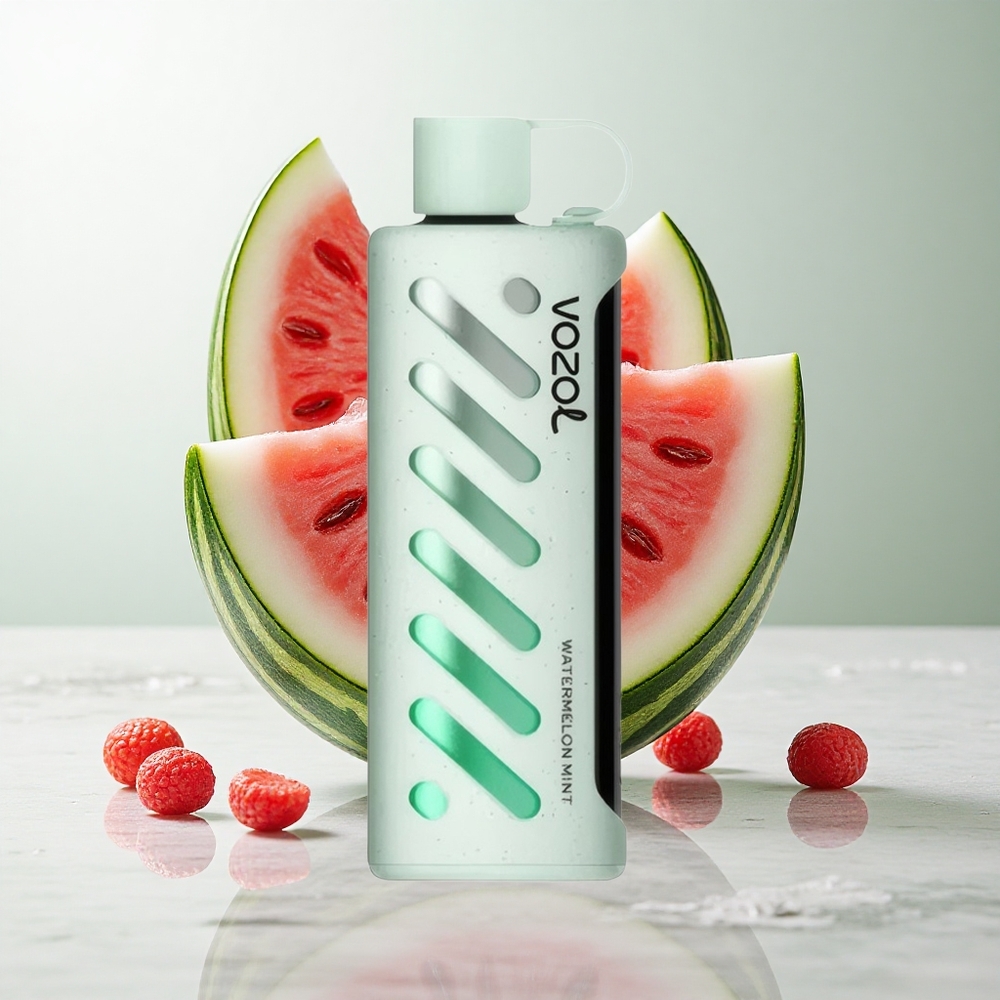 VOZOL Gear Shisha 25000 Puffs Vandmelon Mynte med 30 Lækre Smage og 1000mAh Batteri