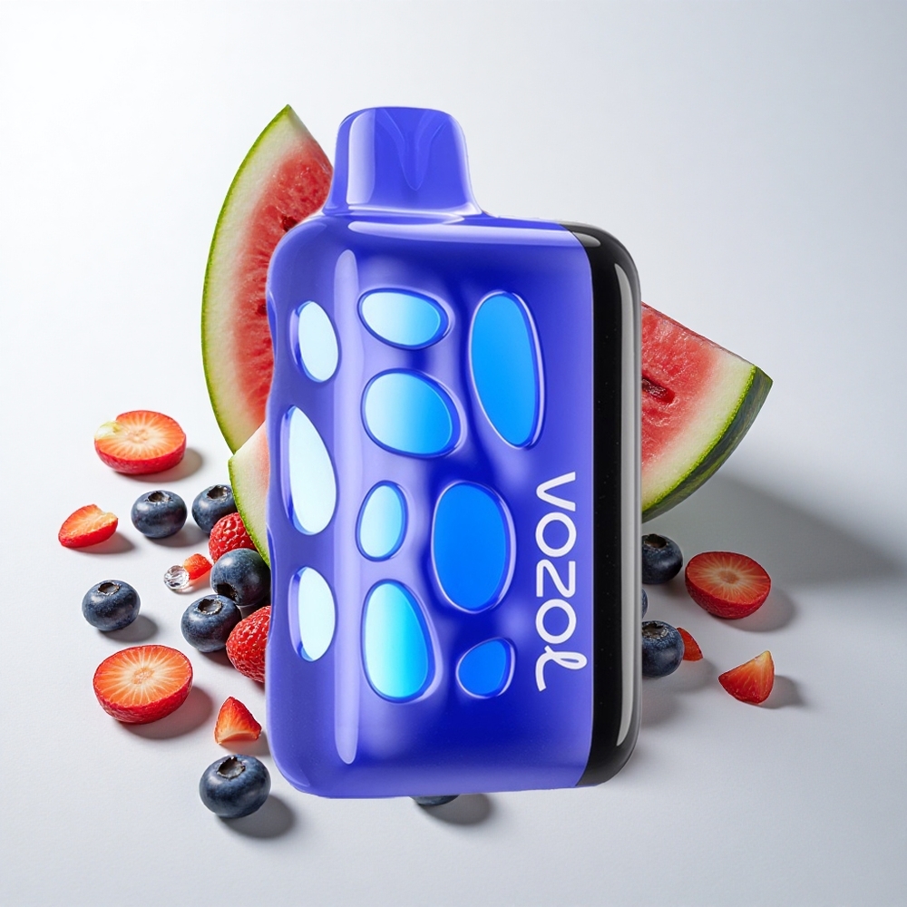 VOZOL RAVE 40000 Blåbær Vandmelon med 1000mAh Batterikapacitet og Beat-Synced Party Mode