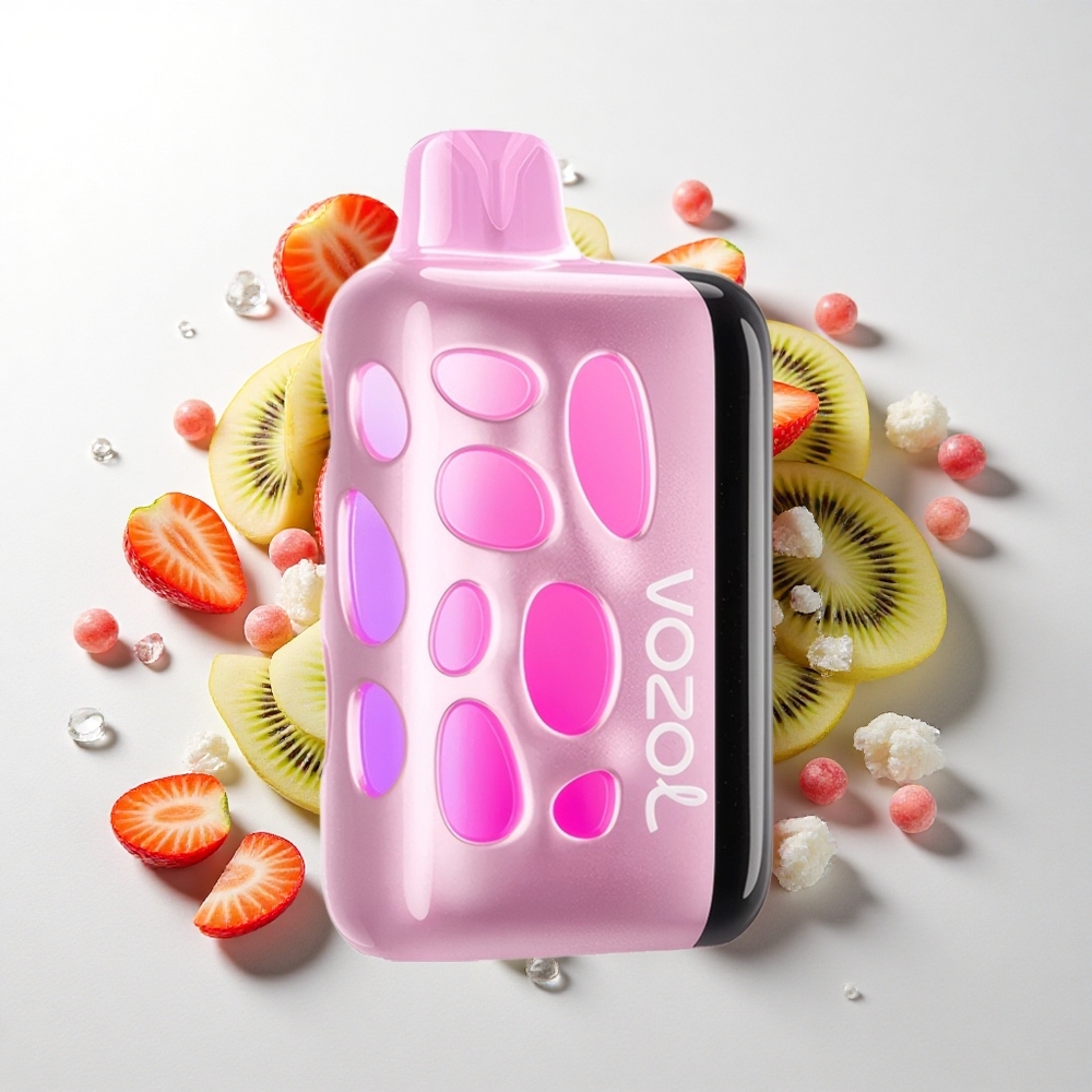 VOZOL RAVE 40000 Jordbær Kiwi 80% Opladning på 20 Min