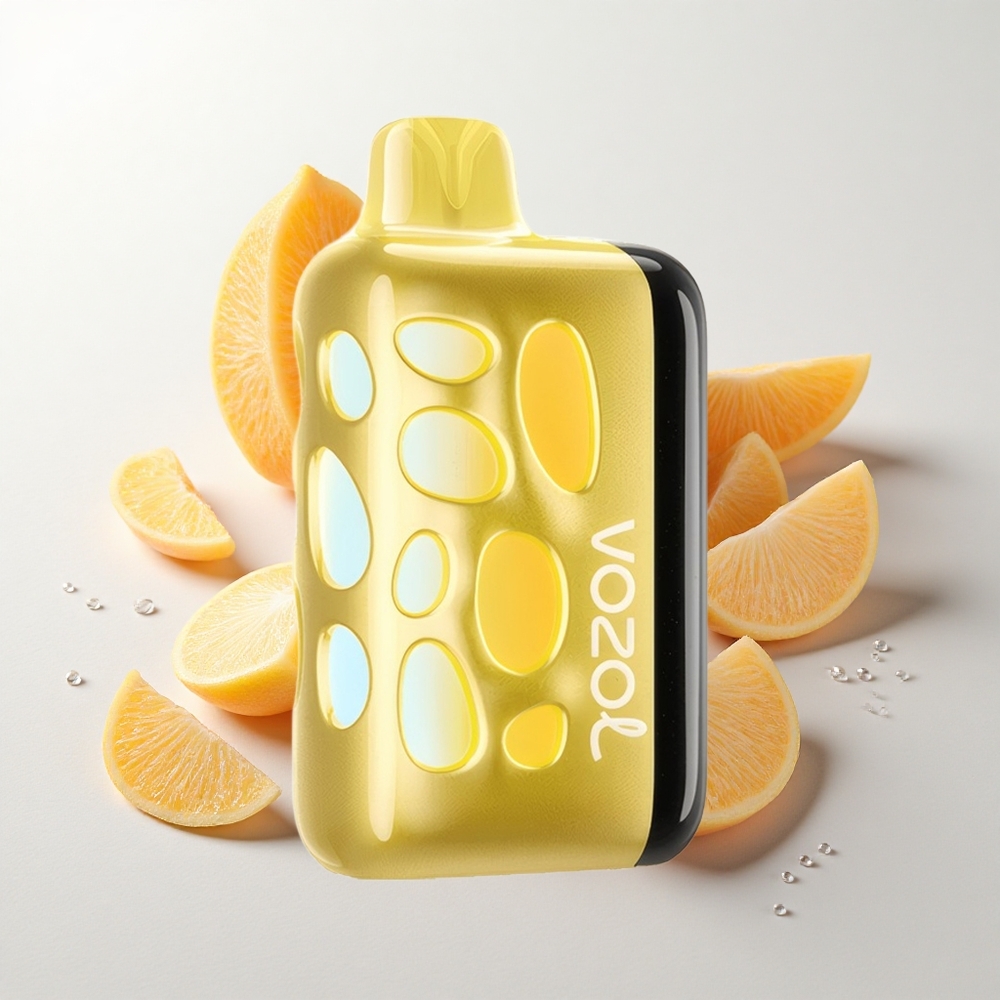 VOZOL RAVE 40000 Mango Fersken med 1000mAh Batterikapacitet og Beat-Synced Party Mode