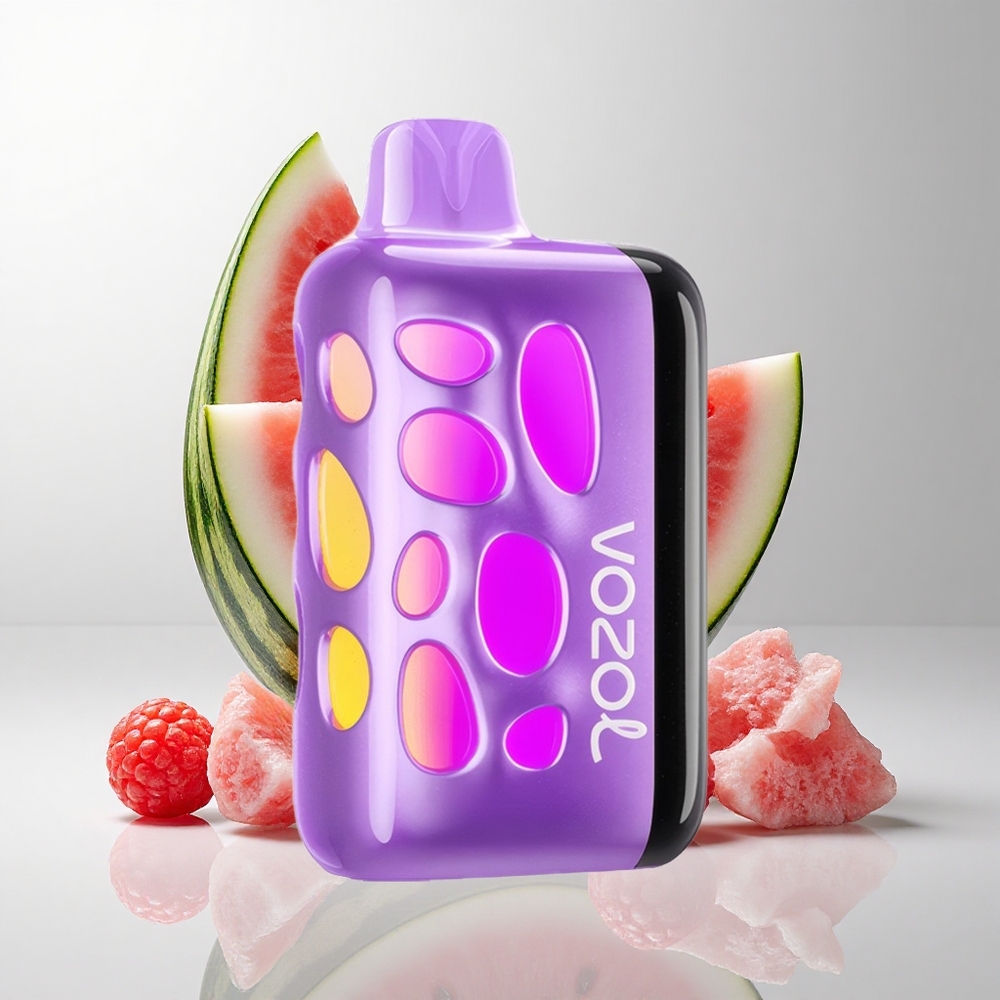 VOZOL RAVE 40000 Vandmelon Razz Rancher med 1000mAh Batterikapacitet og Beat-Synced Party Mode