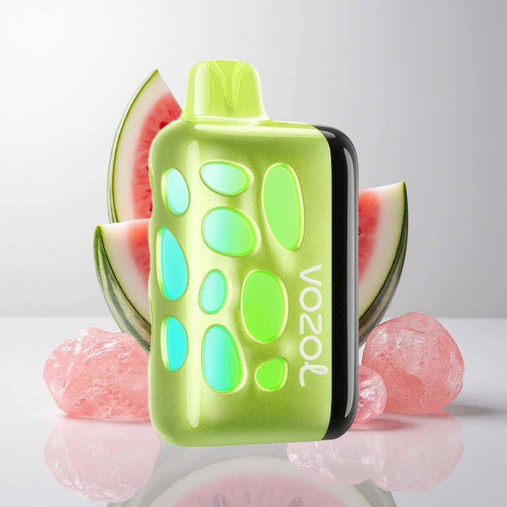VOZOL RAVE 40000 Vandmelontyggegummi med 1000mAh Batterikapacitet og Beat-Synced Party Mode