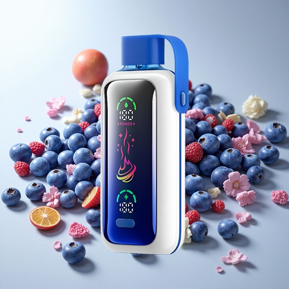 VOZOL Star 20000 Puffs Blåbær Storm med 2,2" HD spejlkærm og 650mAh batteri