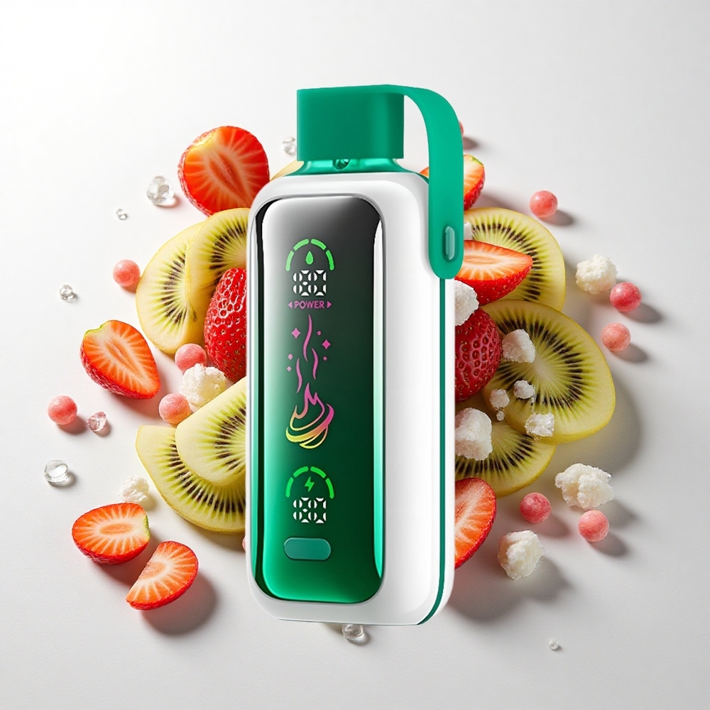 VOZOL Star 20000 Puffs Jordbær Kiwi med 2,2" HD spejlskærm