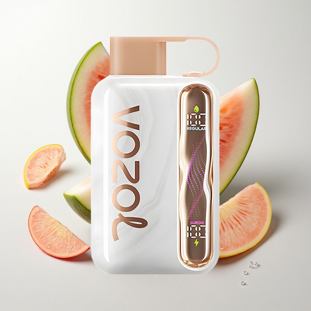 VOZOL STAR 40000 Puffs Engangs Vape Jordbærmelon Fersken med 1000mAh Batteri og Type-C Opladning