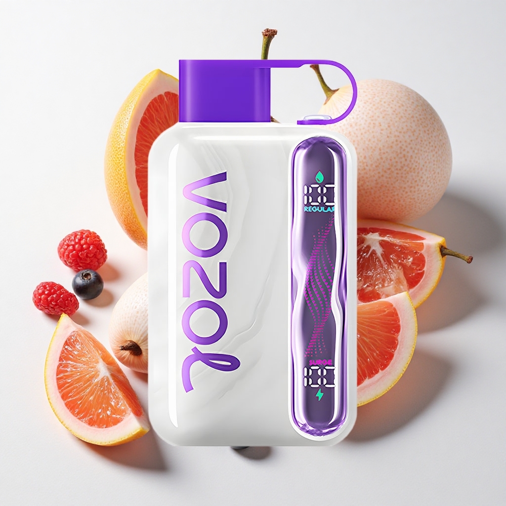 VOZOL STAR 40000 Puffs Engangsvape Cherimoya Grapefrugt Bær med 1000mAh Batteri og Type-C Opladning