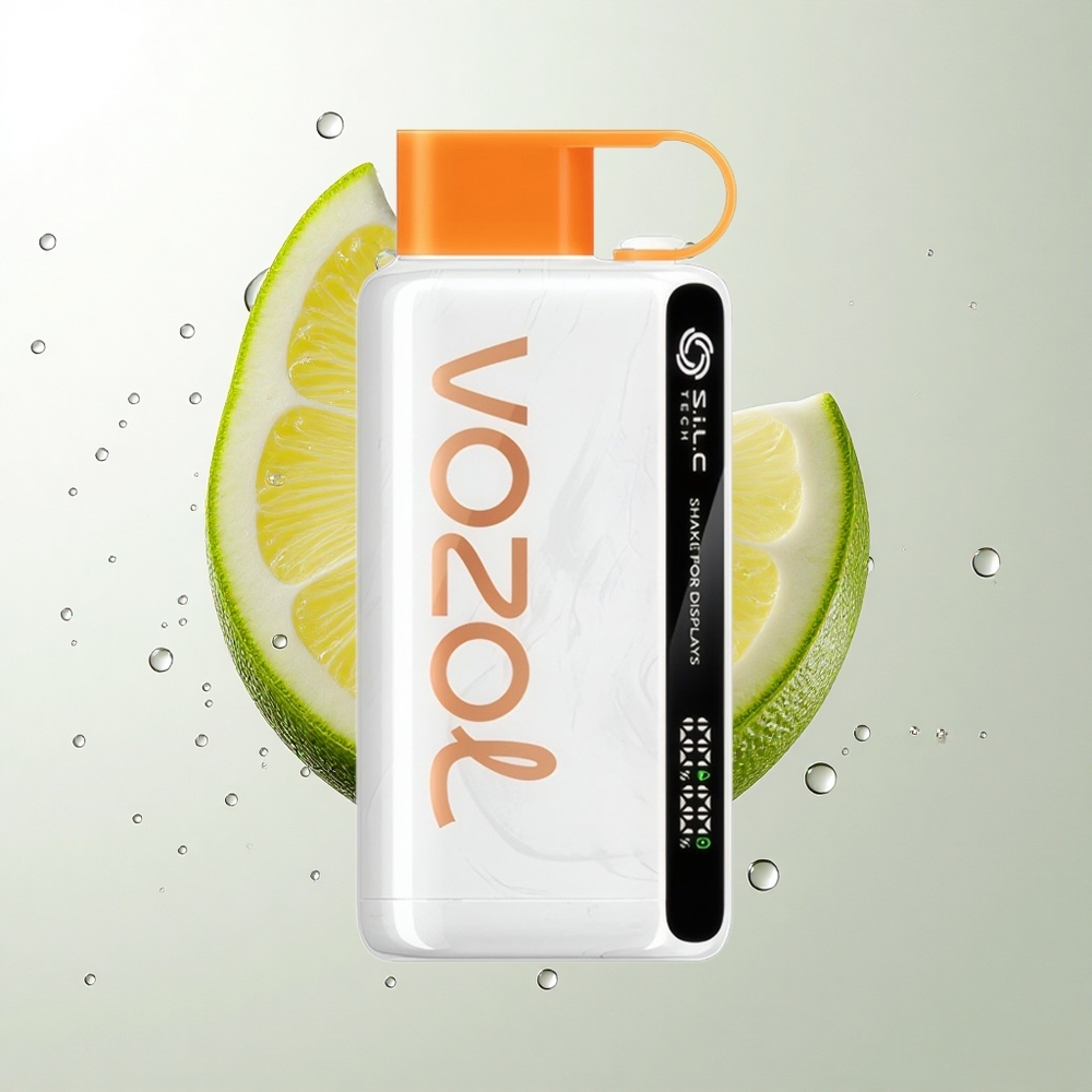 VOZOL STAR 9000/12000 Engangs Ecigaret med Citron Lime og 30% hurtigere opladning