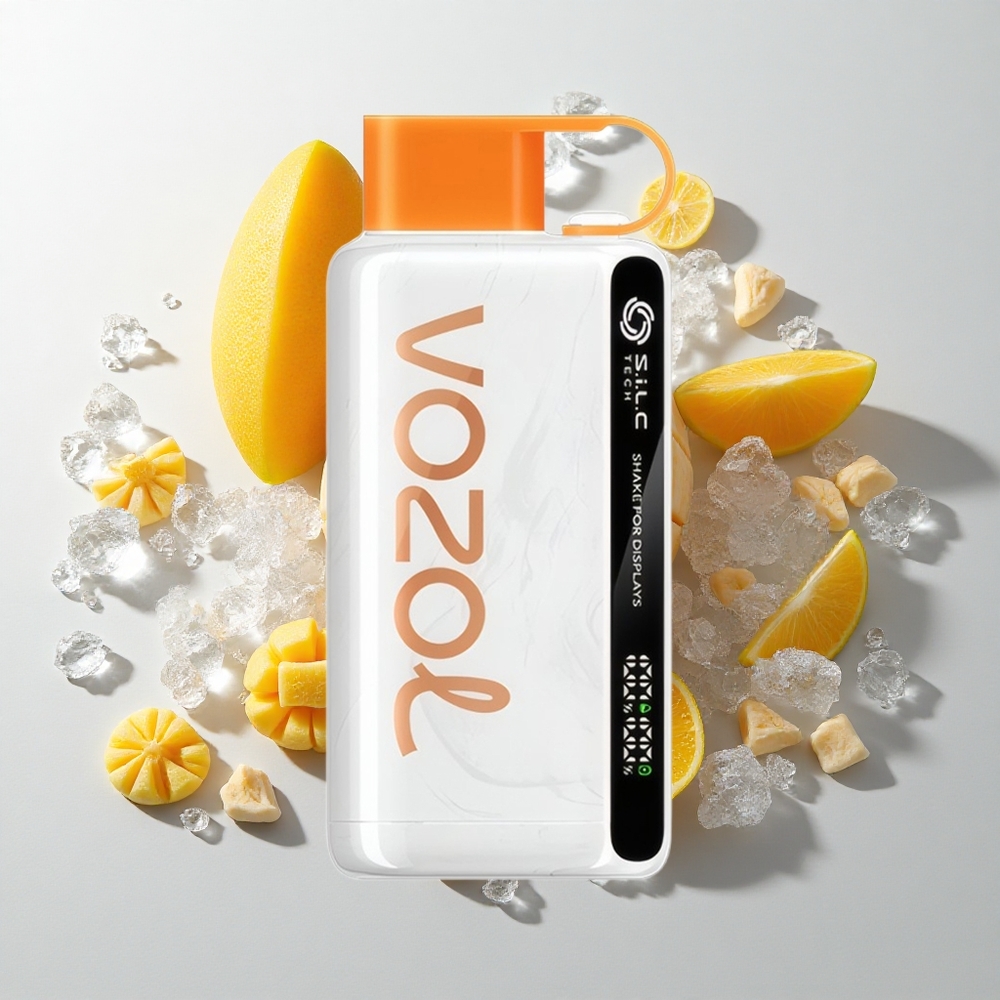 VOZOL STAR 9000/12000 Engangs Vape Mexicansk Mangois med 30% hurtigere opladning og 650mAh batterikapacitet