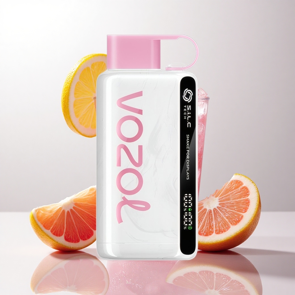 VOZOL STAR 9000/12000 Engangs-vape Pink Lemonade med 30% hurtigere opladning og 650mAh batterikapacitet