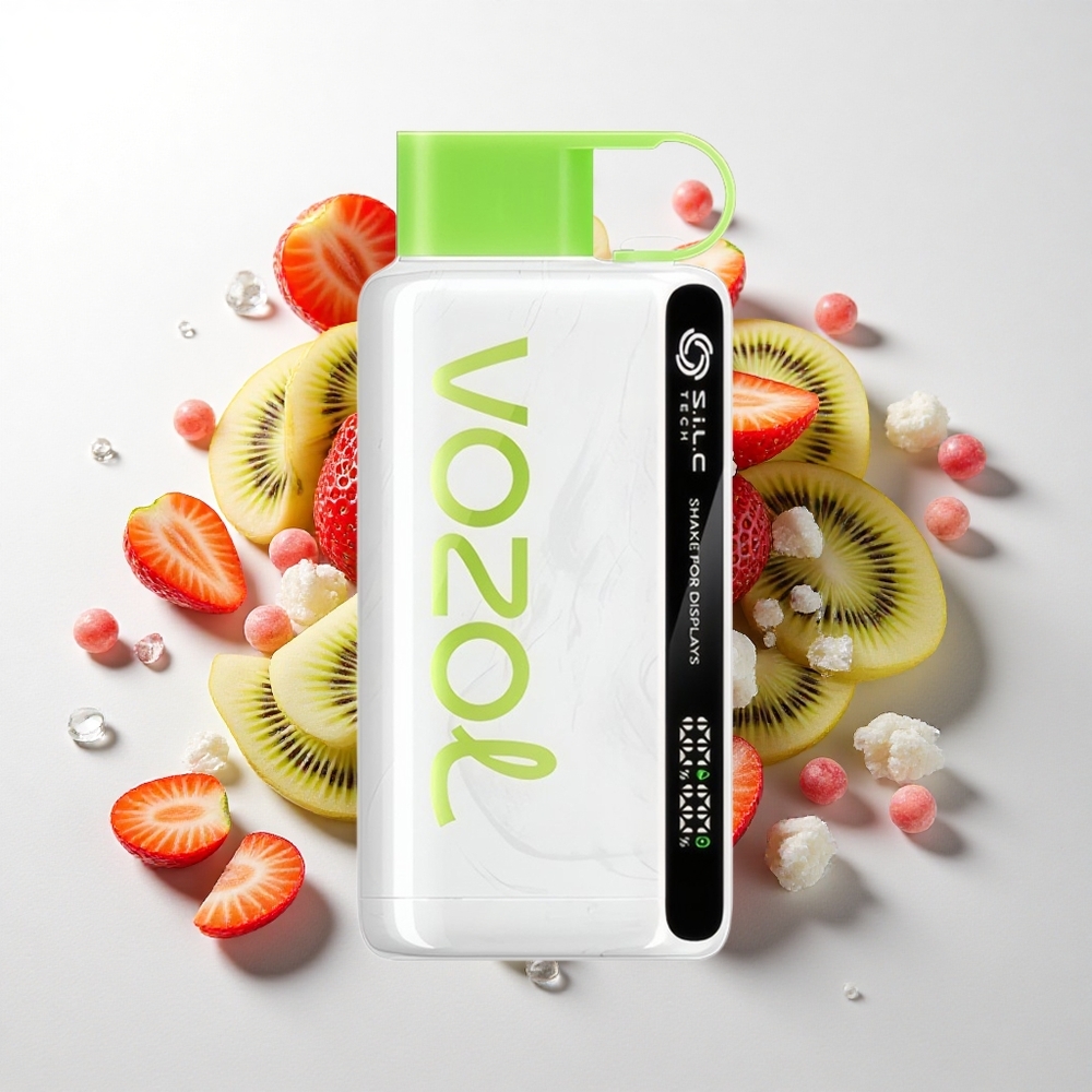VOZOL STAR 9000/12000 Engangsvape Jordbær Kiwi med 30% hurtigere opladning
