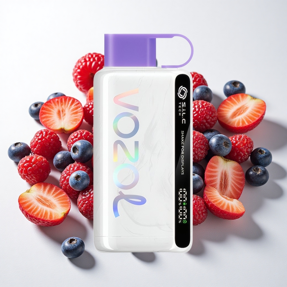 VOZOL STAR 9000/12000 Engangsvape med Blandede Bær og 30% Hurtigere Opladning