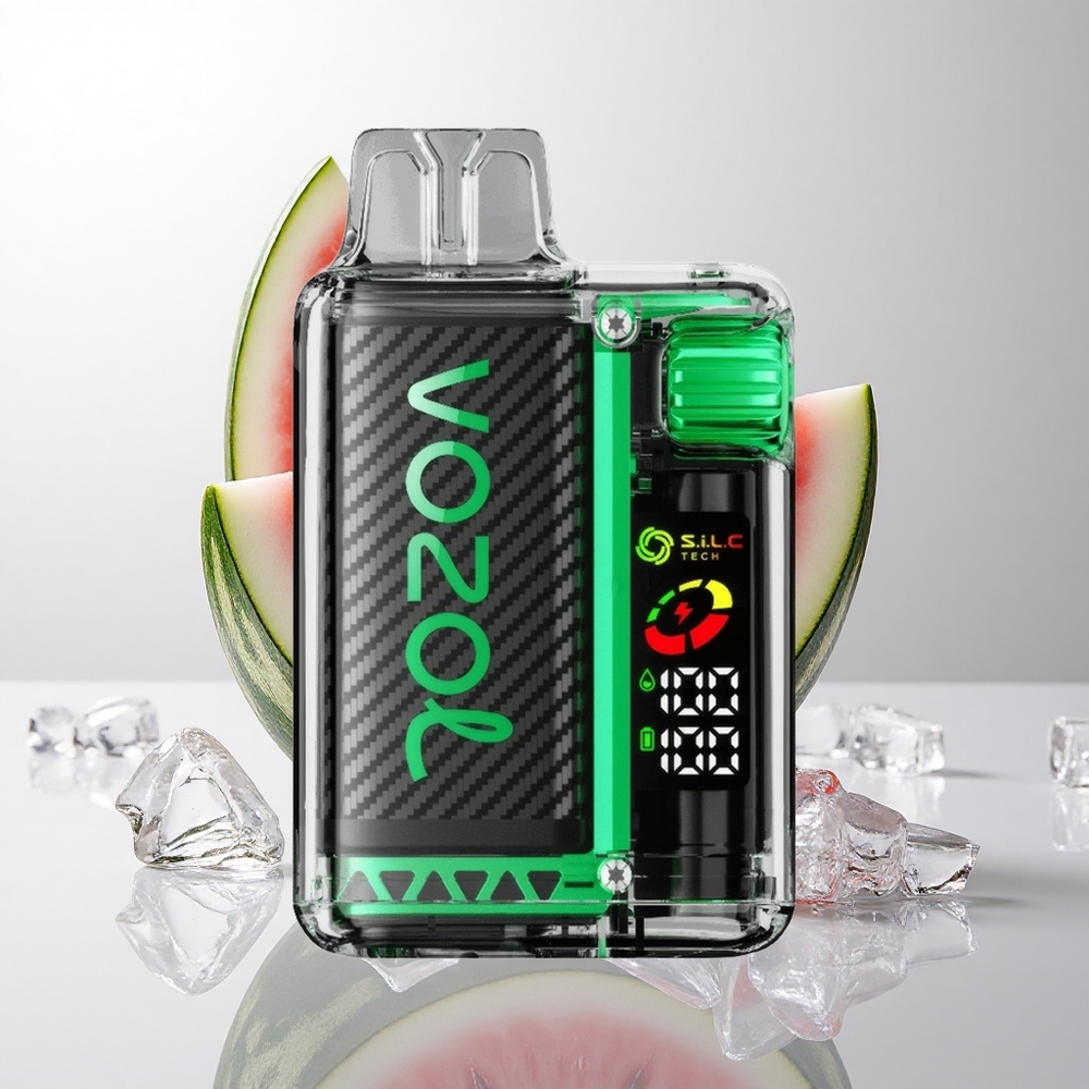 VOZOL Vista 20000 Puffs Vandmelon Is med 6-trins Wattjustering og 650mAh Batteri